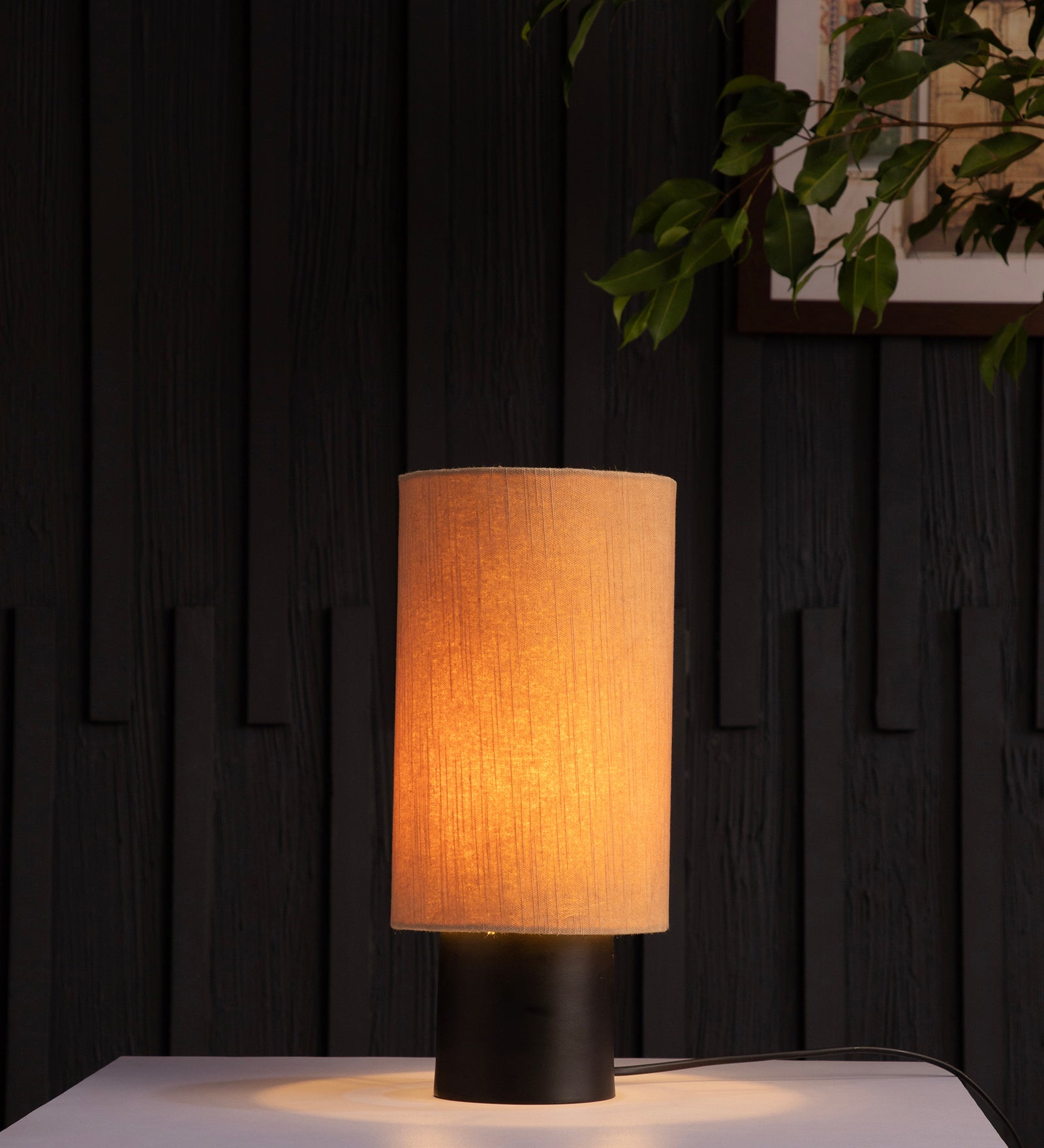 Modern Cylinder Table Lamp By Shoppeefry