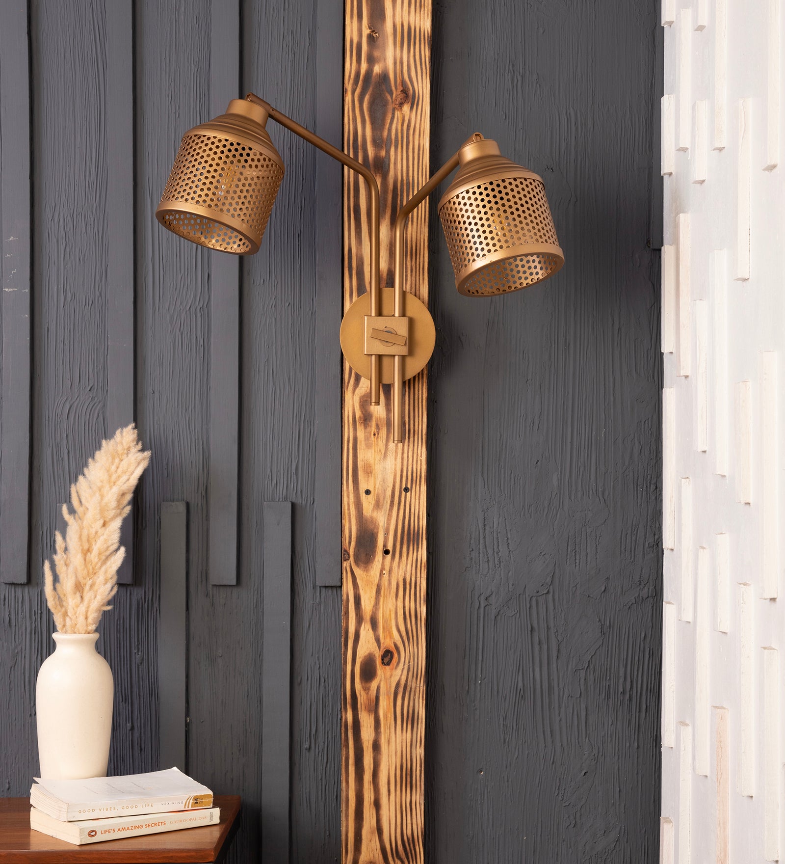 Riddle Wall Lamp Double Arm By Shoppeefry