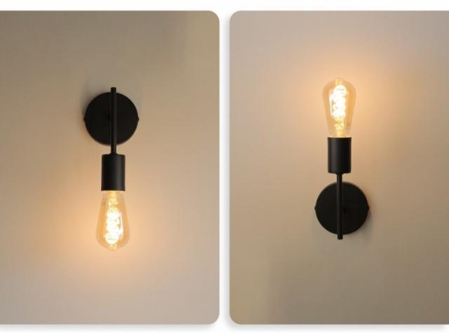 Leibal Black Metal Wall Light By SS Lightings - Ouch Cart 