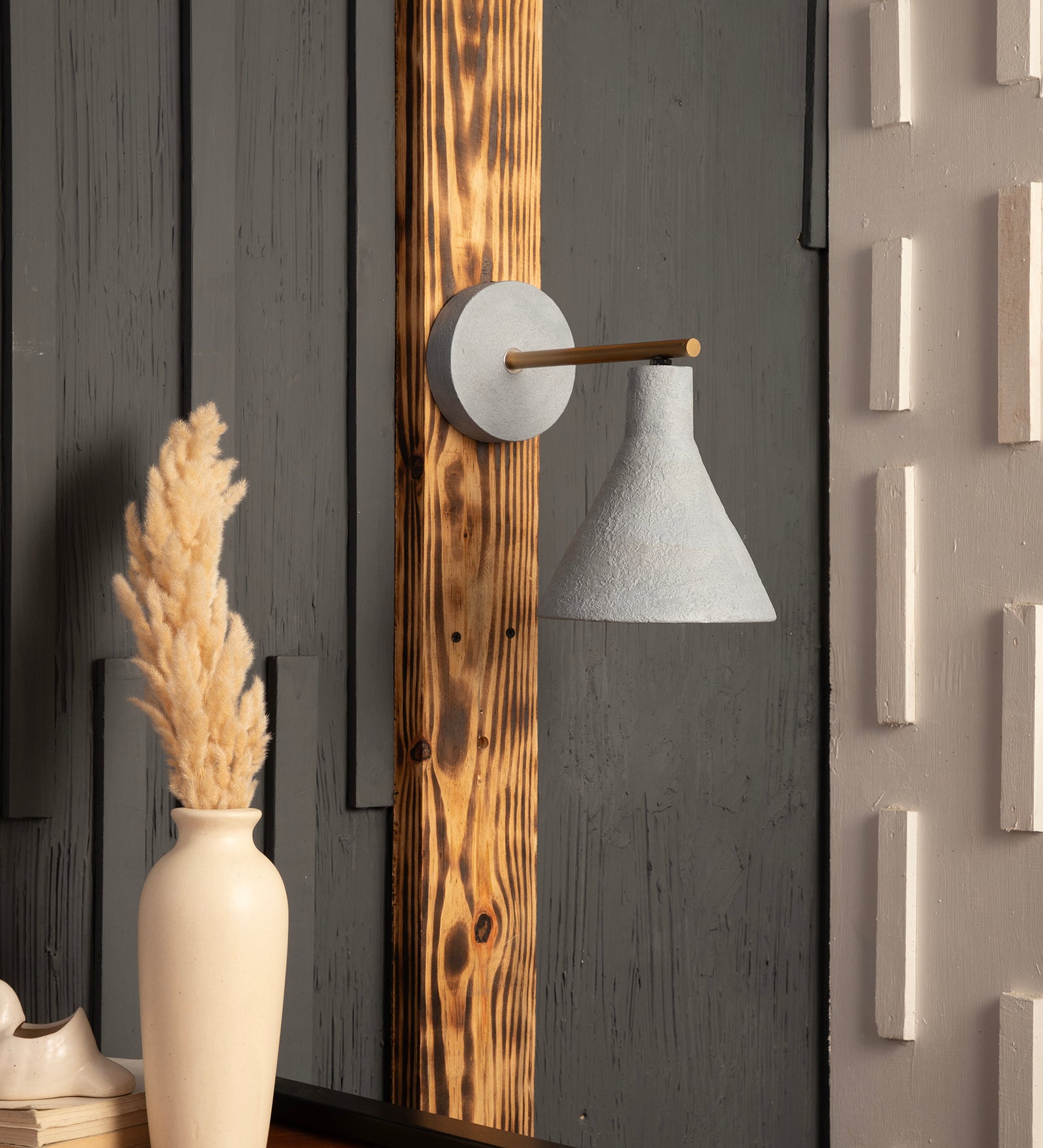 Concrete Wall Sconce By Shoppeefry