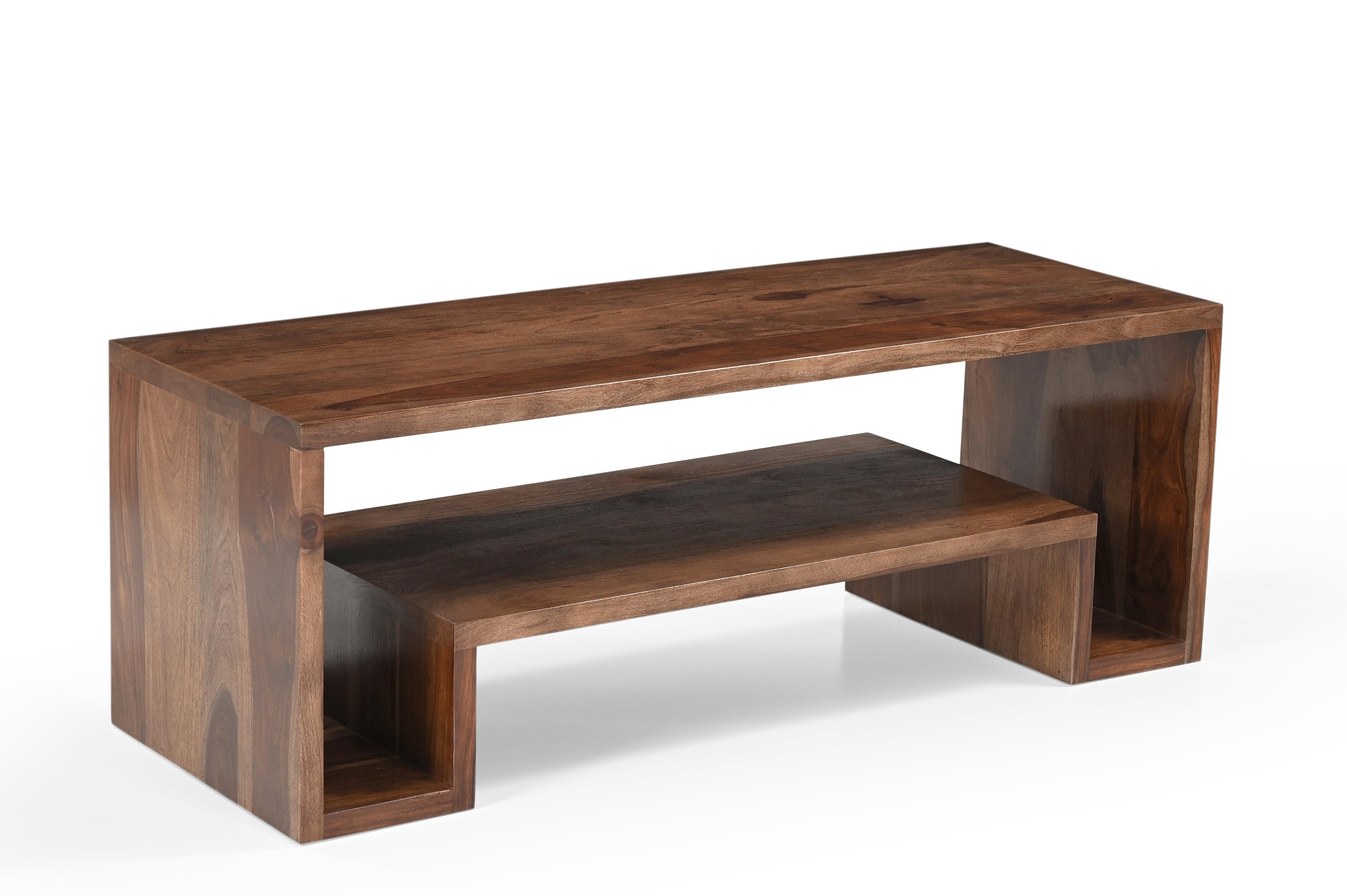 Oblita Sheesham Wood TV unit In Light Walnut