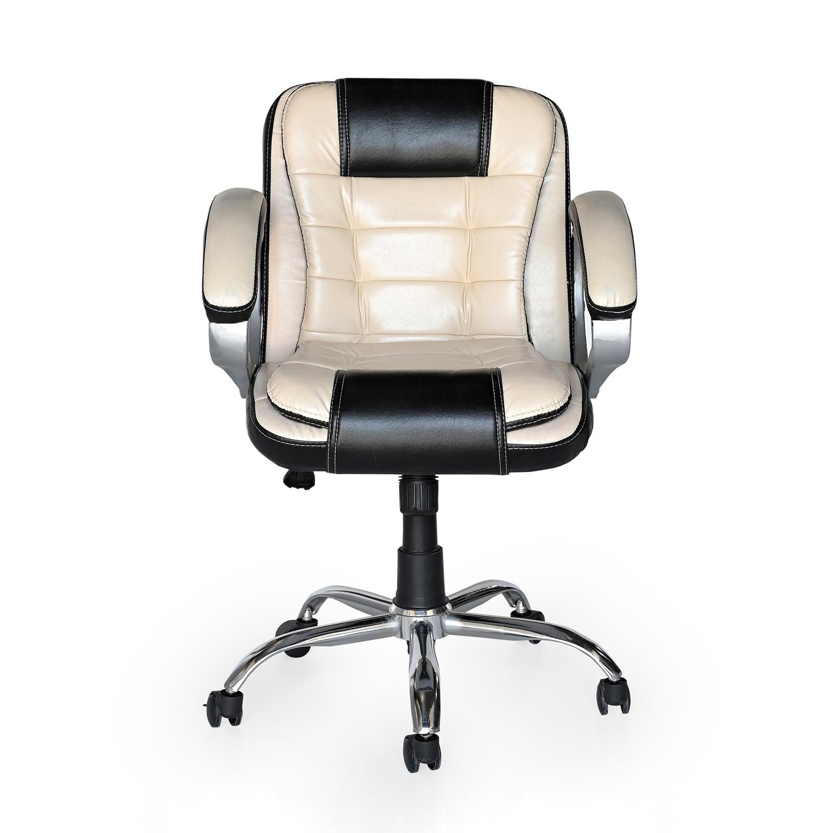 Aero Boss Chair In Beige and Black - Ouch Cart 