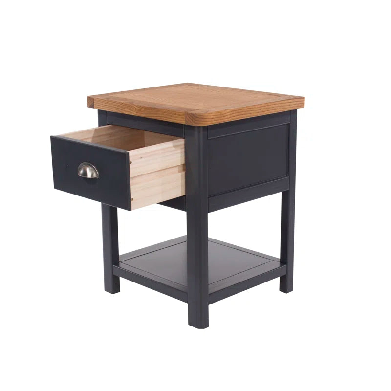 Charlotte  Manufactured Wood Bedside Table
