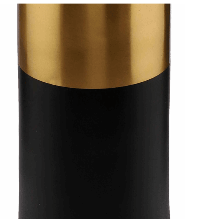 Black And Gold Champagne Large Bottle Vase,