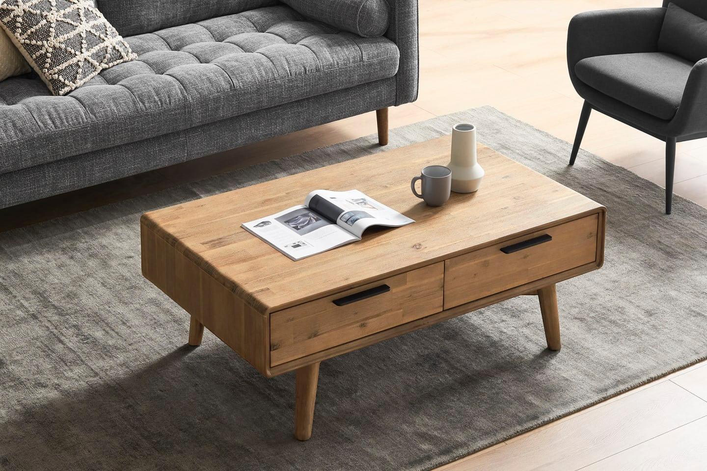 Seb Coffee Table with Storage - Ouch Cart 