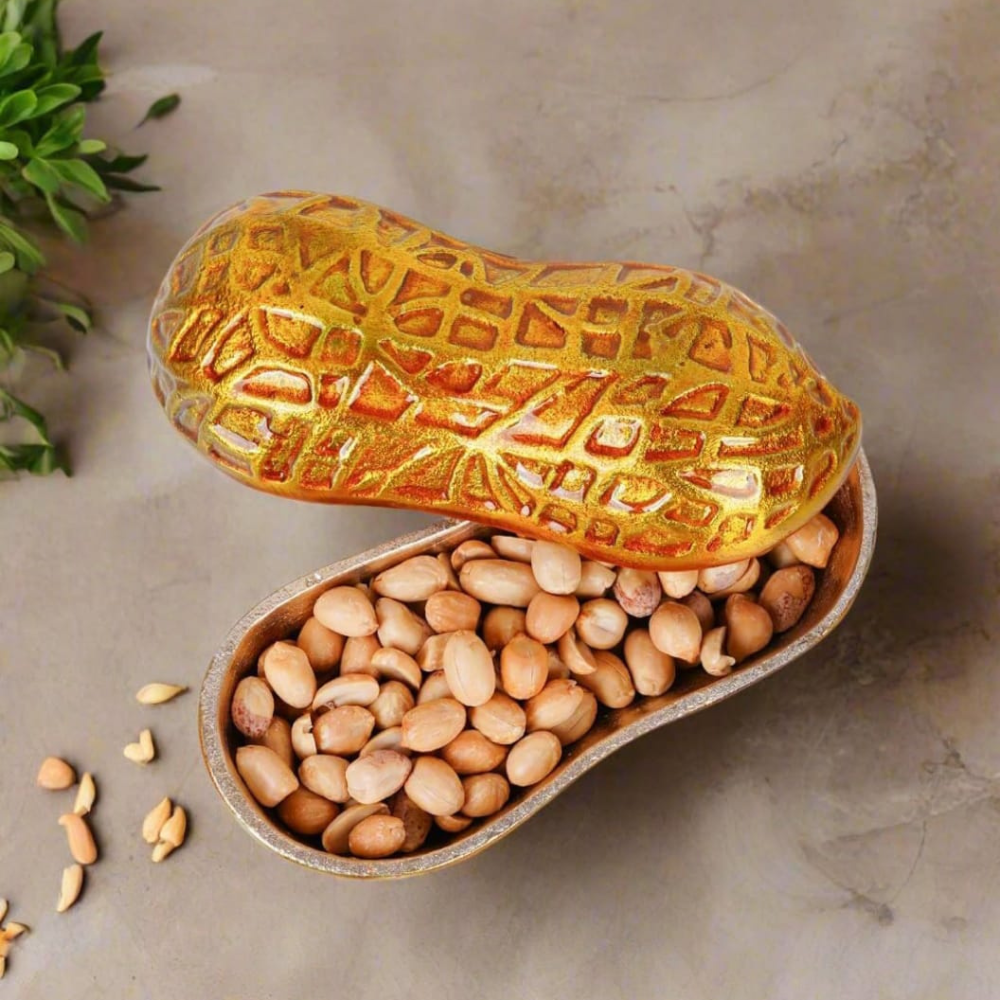 National Hnadicraft Town Almunium Peanut Gold Finish