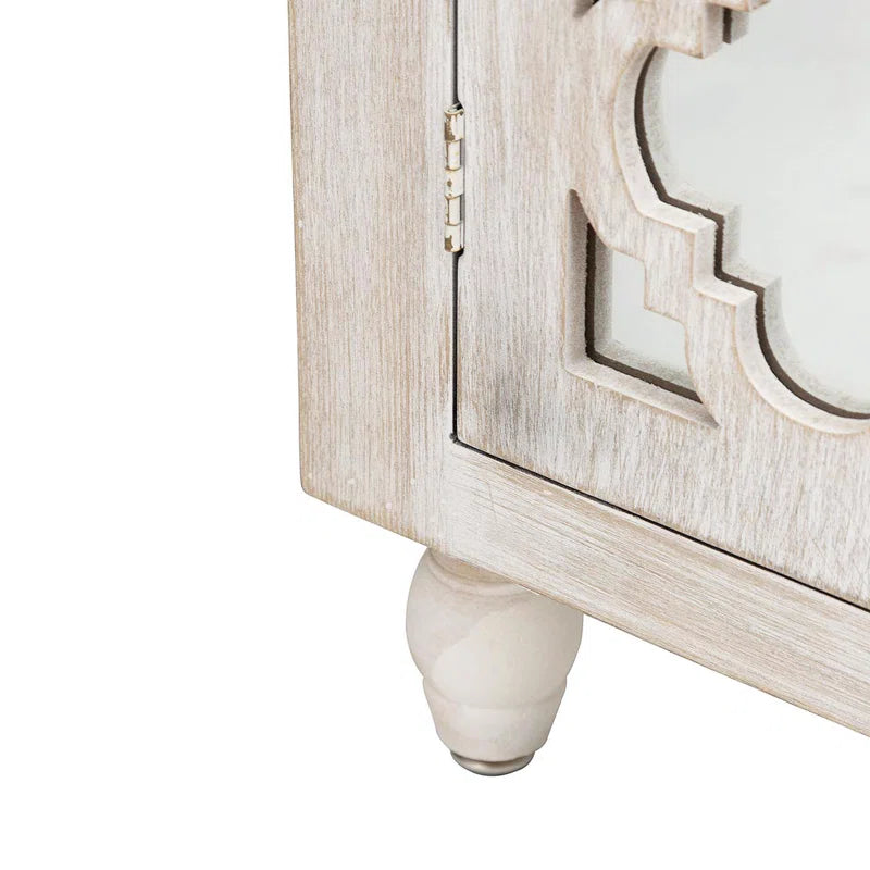 Oliver for Living Room Hallway Furniture, 143cm 3 Drawer 3 Door Cupboard Wooden Storage Cabinet