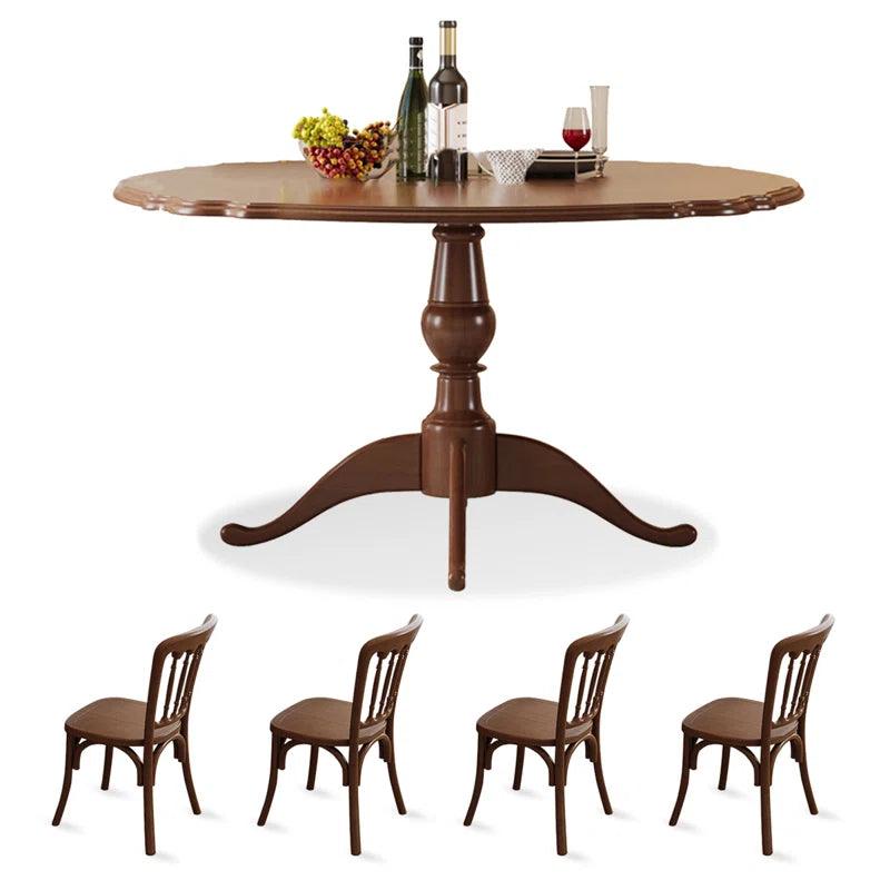 Pedestal Dining Set - Ouch Cart 