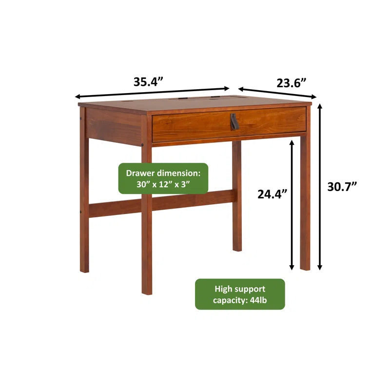 Modern Writing Desk with Spacious Surface and Practical Storage