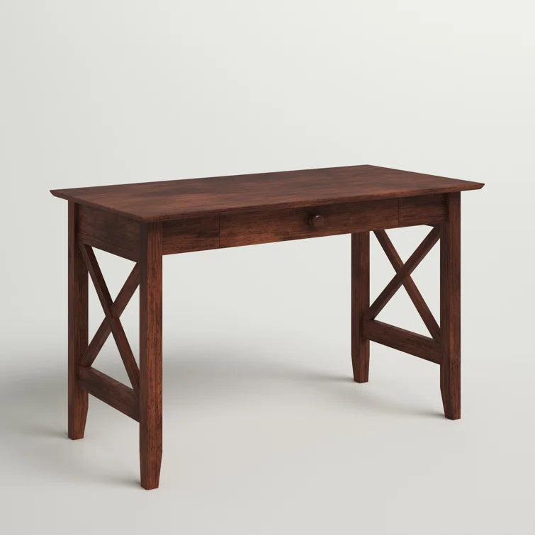 Timeless Craftsmanship: Wood Writing Desk for a Classic Workspace"