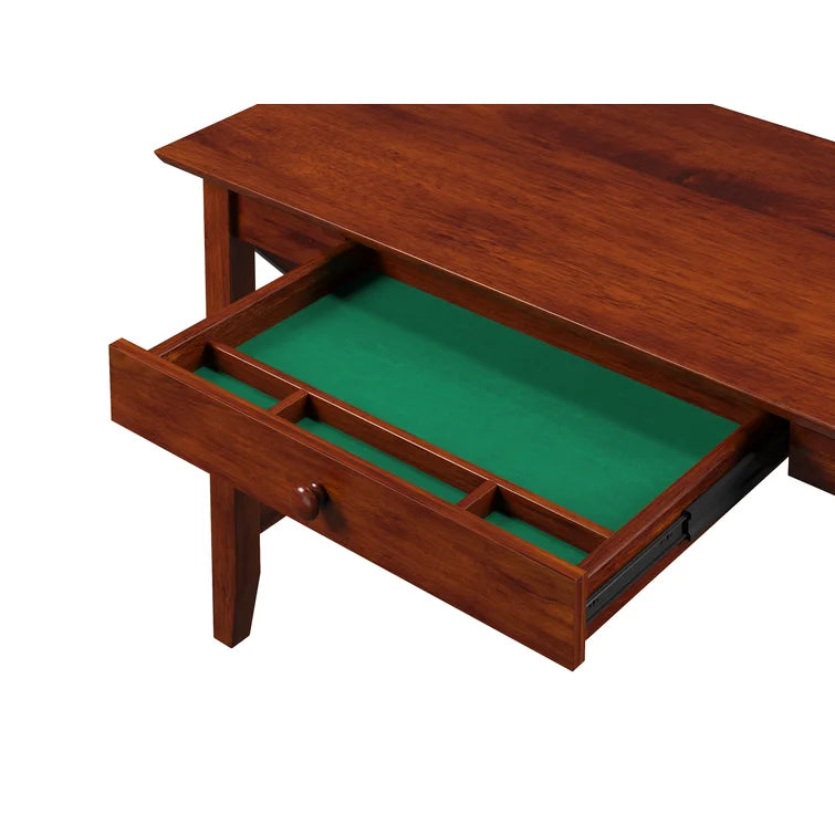 Timeless Craftsmanship: Wood Writing Desk for a Classic Workspace"