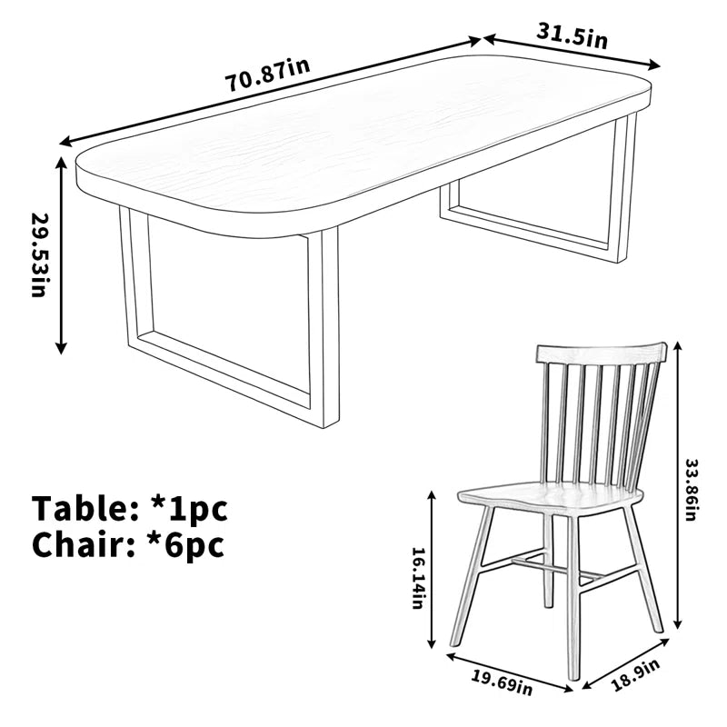 round corner dining table rectangular