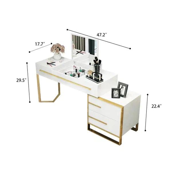 Amelia Vanity dressing table mirror - Ouch Cart 