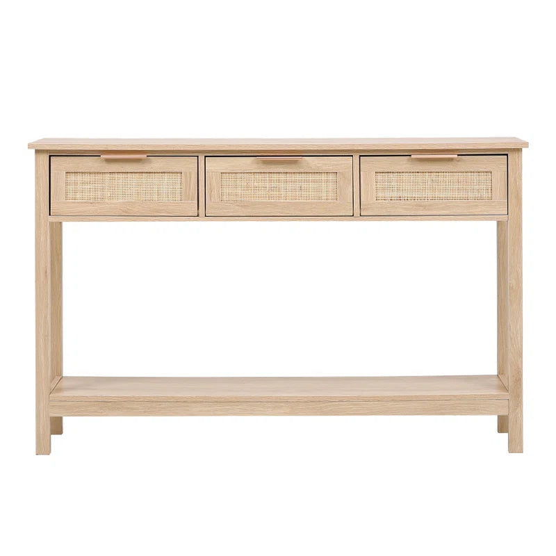 Milan  Solid Wood Console Table