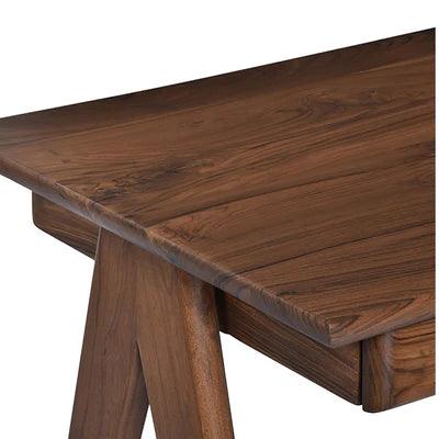 Mariam Wood Study Table with Chair - Ouch Cart 