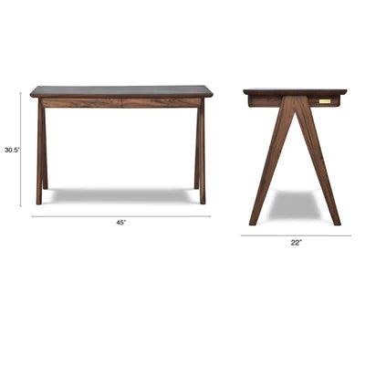 Mariam Wood Study Table with Chair - Ouch Cart 