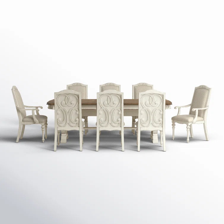 9 - Piece Trestle Dining Set