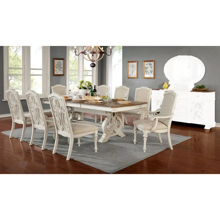 9 - Piece Trestle Dining Set