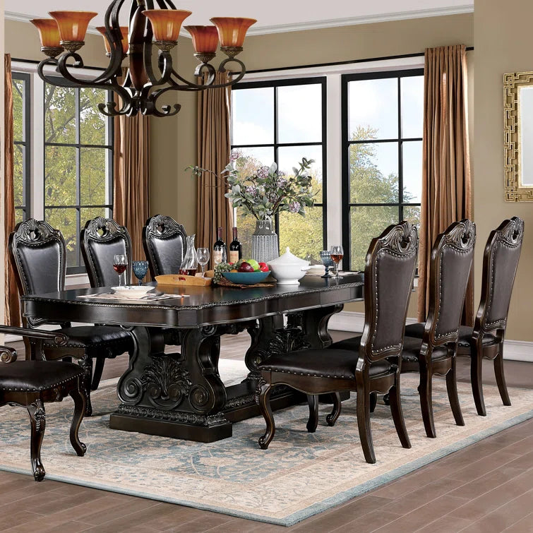 Extendable Trestle Dining Set