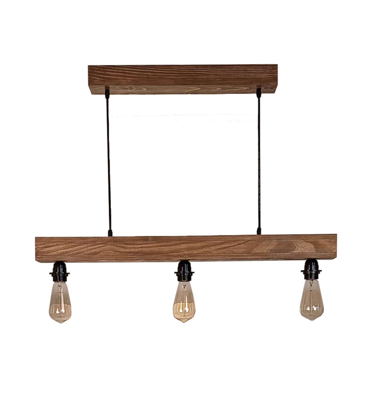 Tavern Brown Wooden Series Hanging Lamp (BULB NOT INCLUDED)