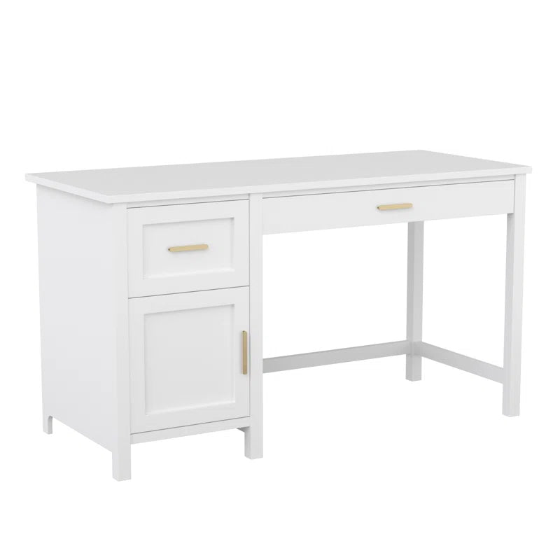 Martha Stewart Shaker Style Home Office Desk with Storage