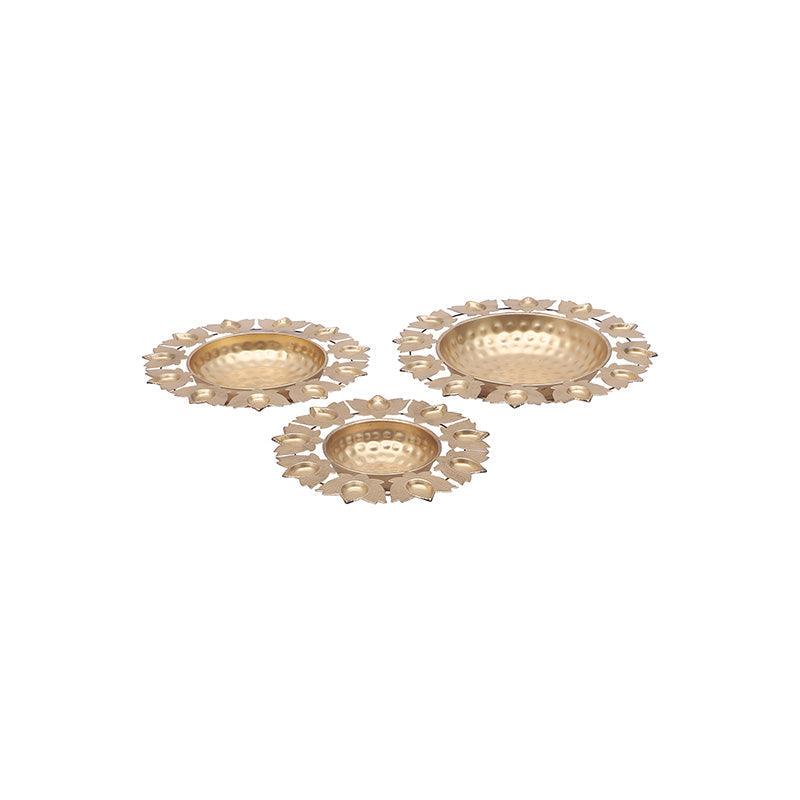 KAMAL DESIGN TEALIGHT URLI | SET OF 3 - Ouch Cart 