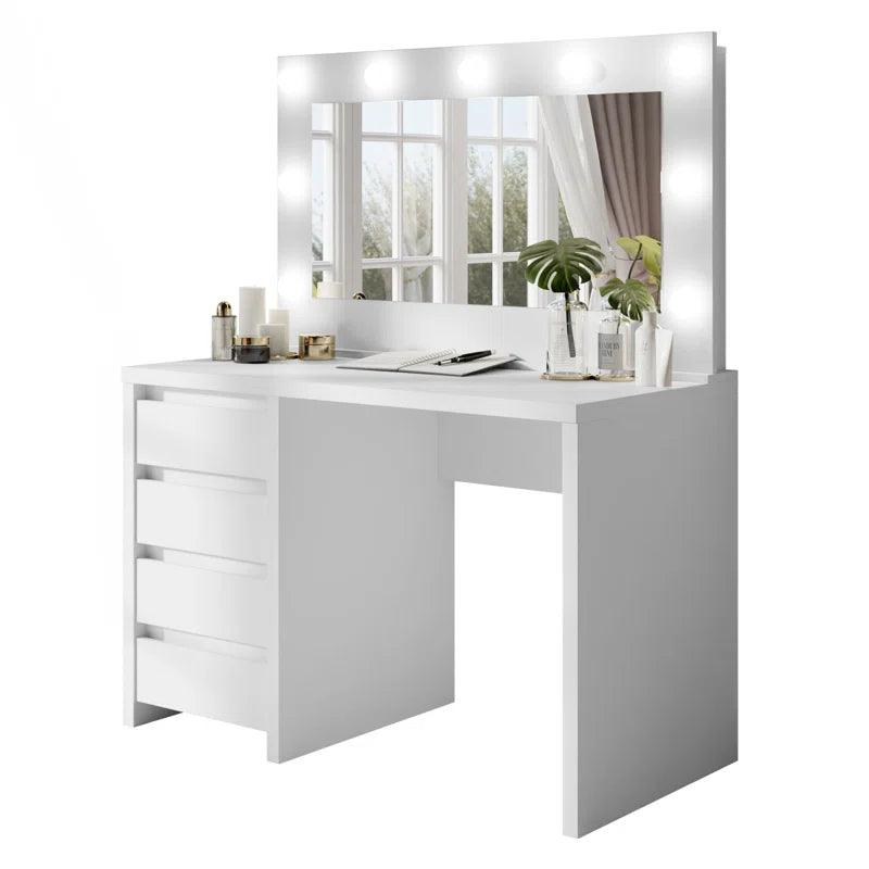 Alberto Dressing Table with Mirror - Ouch Cart 