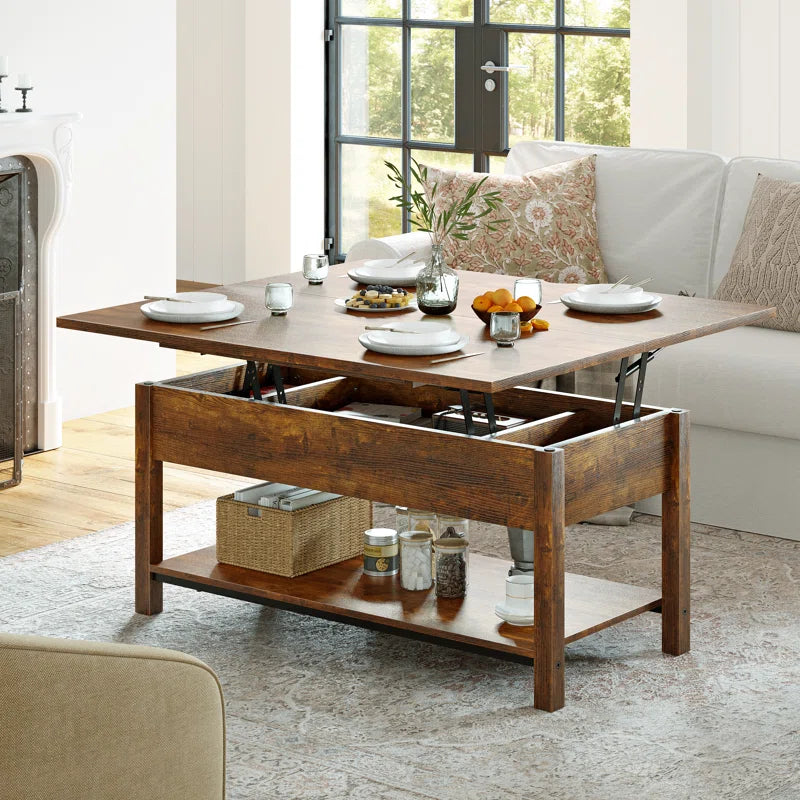 Torron 4-in-1 Multi-Fuction Torren Lift Top Coffee Table with Storage