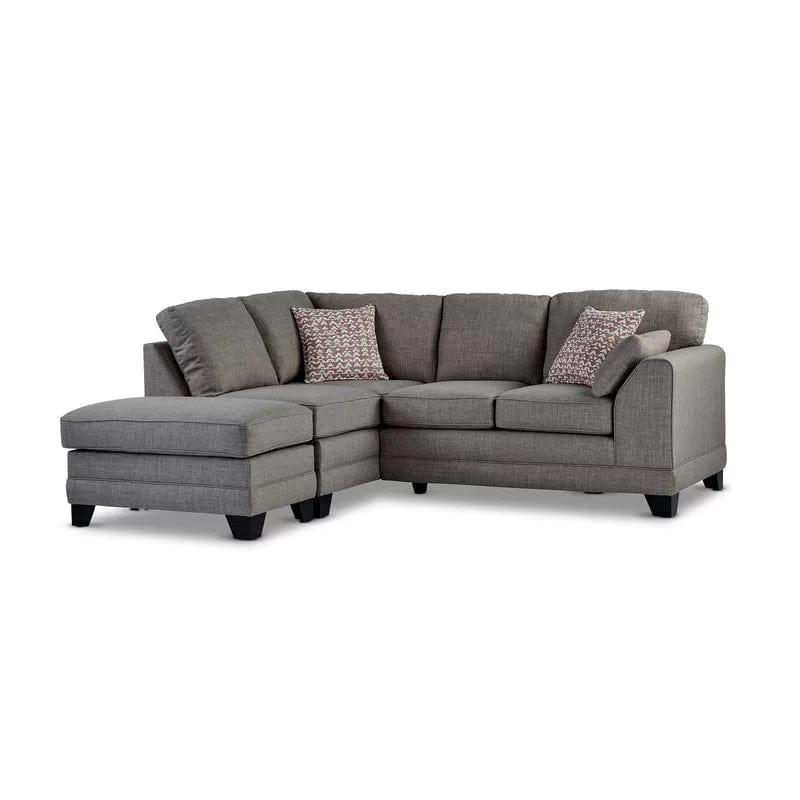 Trixie 3 - Piece Upholstered Corner Sofa - Ouch Cart 