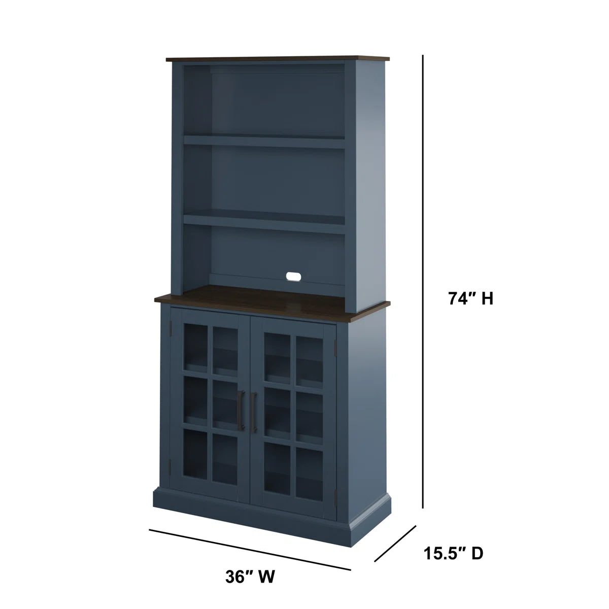 Bar Hutch Sideboard Storage Cabinet