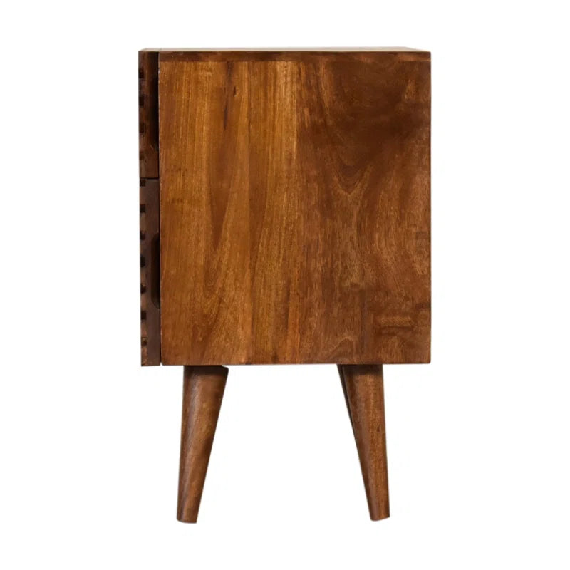 Iris Solid Wood Bedside Table