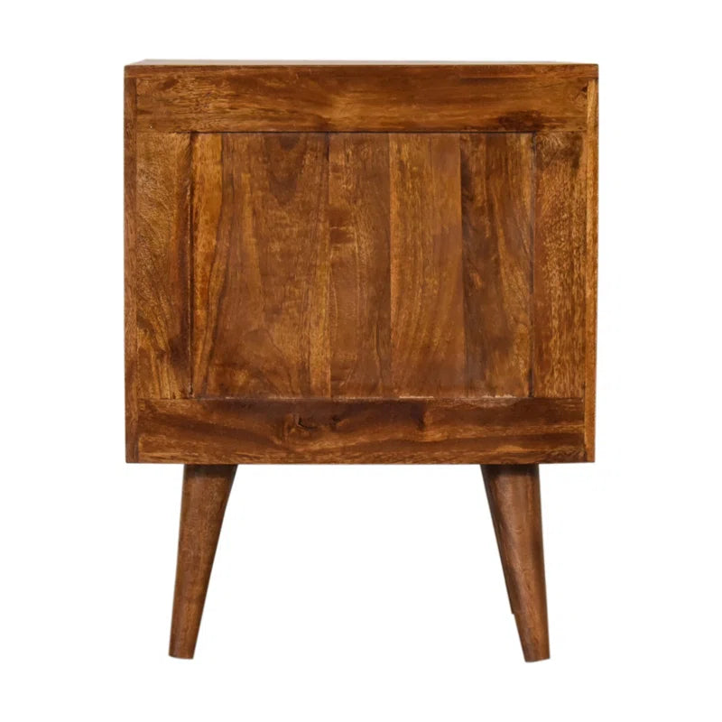 Iris Solid Wood Bedside Table