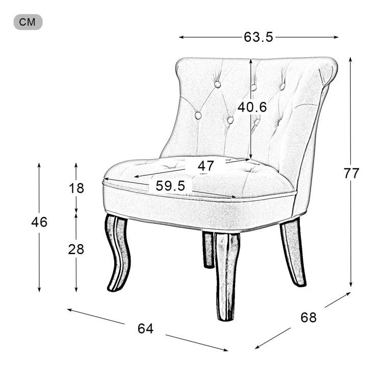 Upholstered Wingback Chair - Ouch Cart 