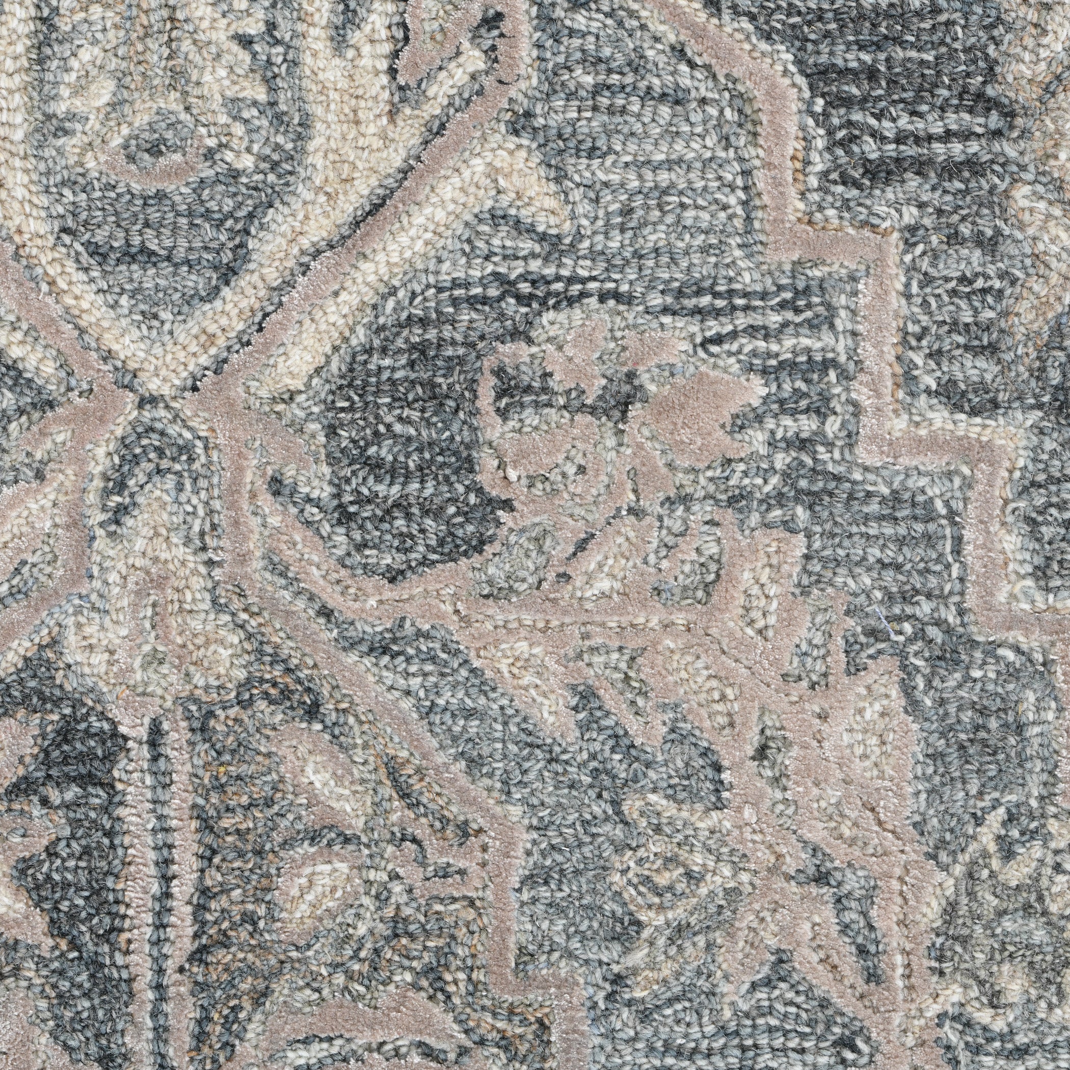 Saraswati Global Rug  Luxury Handcrafted Floral Area Rug - 8x10 Feet, Premium  Wool, Anti-Skid & Anti Slip Cotton Backing Carpet , Ideal for Bedroom, Living Room, and Dining Room, Kids Room, Office.