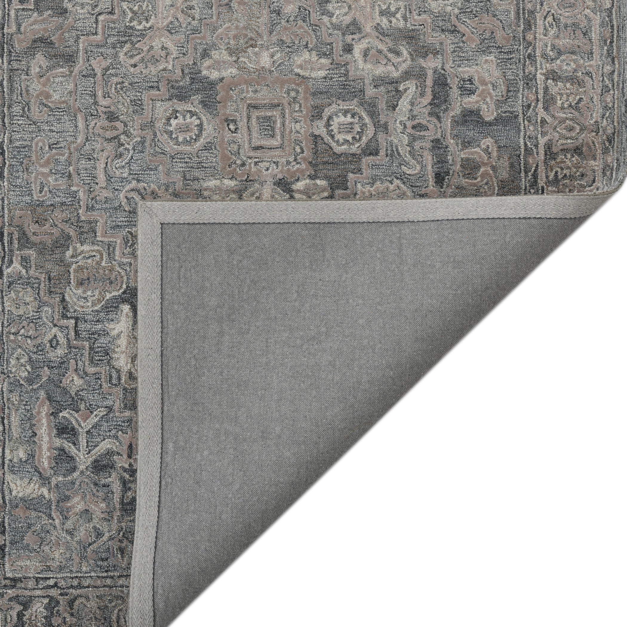 Saraswati Global Rug  Luxury Handcrafted Floral Area Rug - 8x10 Feet, Premium  Wool, Anti-Skid & Anti Slip Cotton Backing Carpet , Ideal for Bedroom, Living Room, and Dining Room, Kids Room, Office.