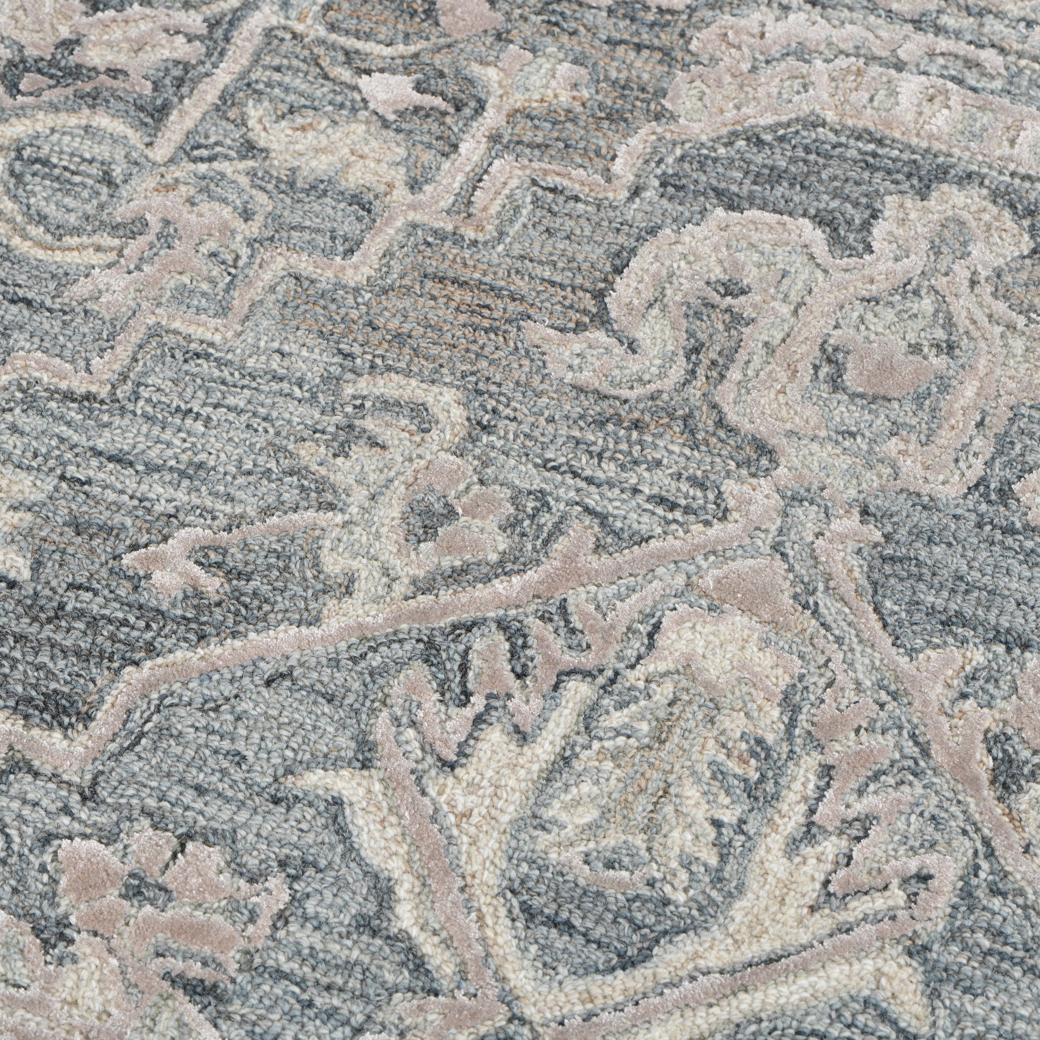 Saraswati Global Rug  Luxury Handcrafted Floral Area Rug - 8x10 Feet, Premium  Wool, Anti-Skid & Anti Slip Cotton Backing Carpet , Ideal for Bedroom, Living Room, and Dining Room, Kids Room, Office.