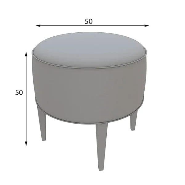 Cora Vanity Dressing Table With Stool, One Storage Drawers Makeup Vanity Set, Dressing Cosmetic Desk with Large Tabletop for Girls - Ouch Cart 