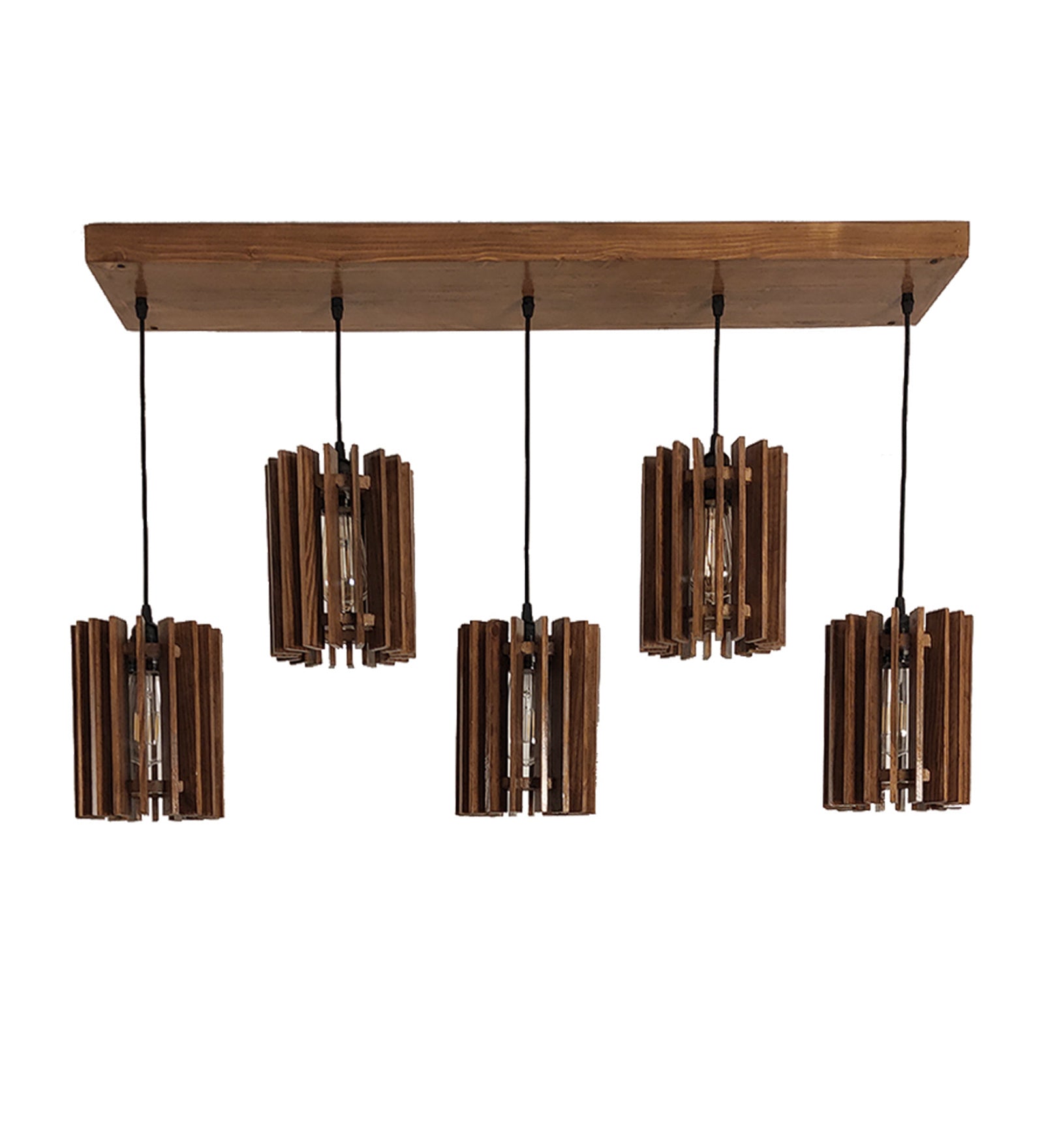 Ventus Brown 5 Series Hanging Lamp (BULB NOT INCLUDED)