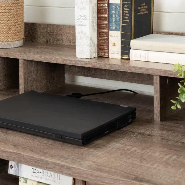 Martin Designs Modern Home Office Writing Desk with File Storage Drawer, Computer Table with Keyboard Tray - Ouch Cart 