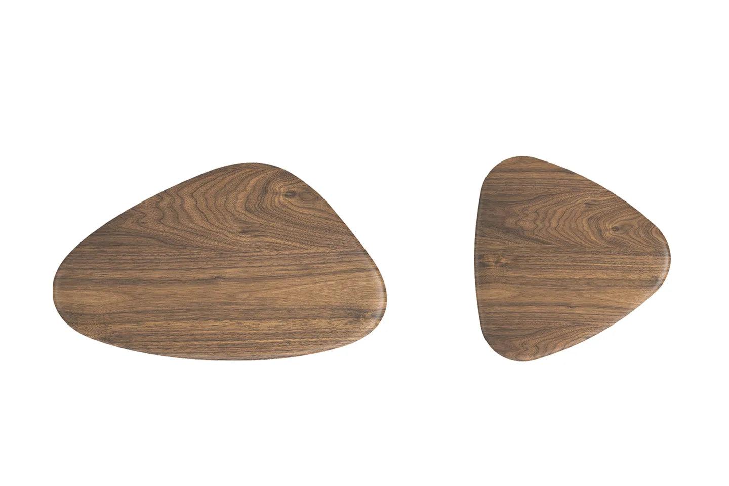 Vincent Coffee Table Set, Walnut - Ouch Cart 