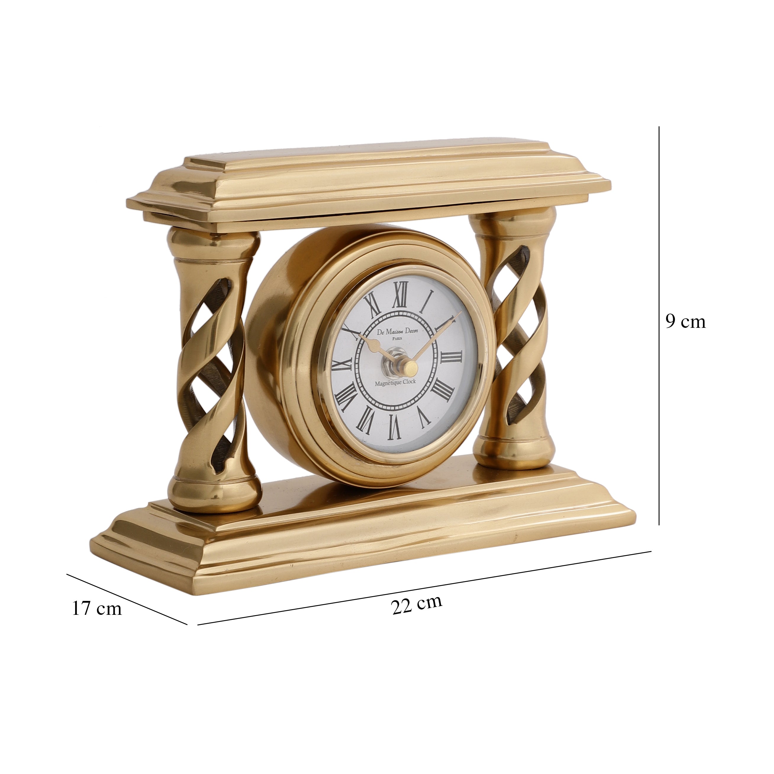 Velor Table Clock