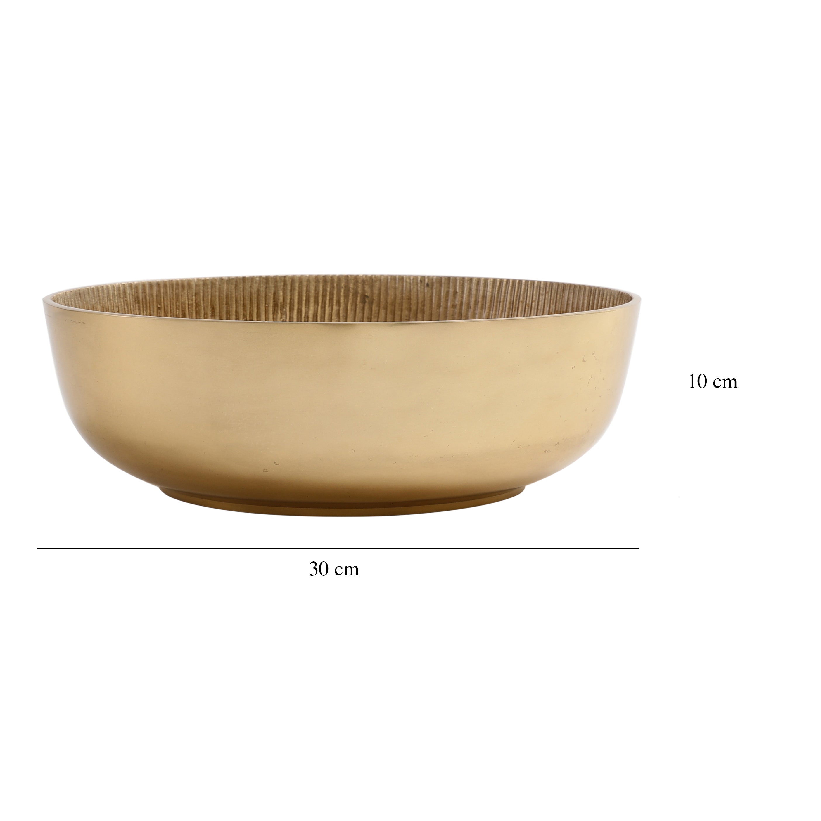 The Shining Gold Accent Circular Bowl