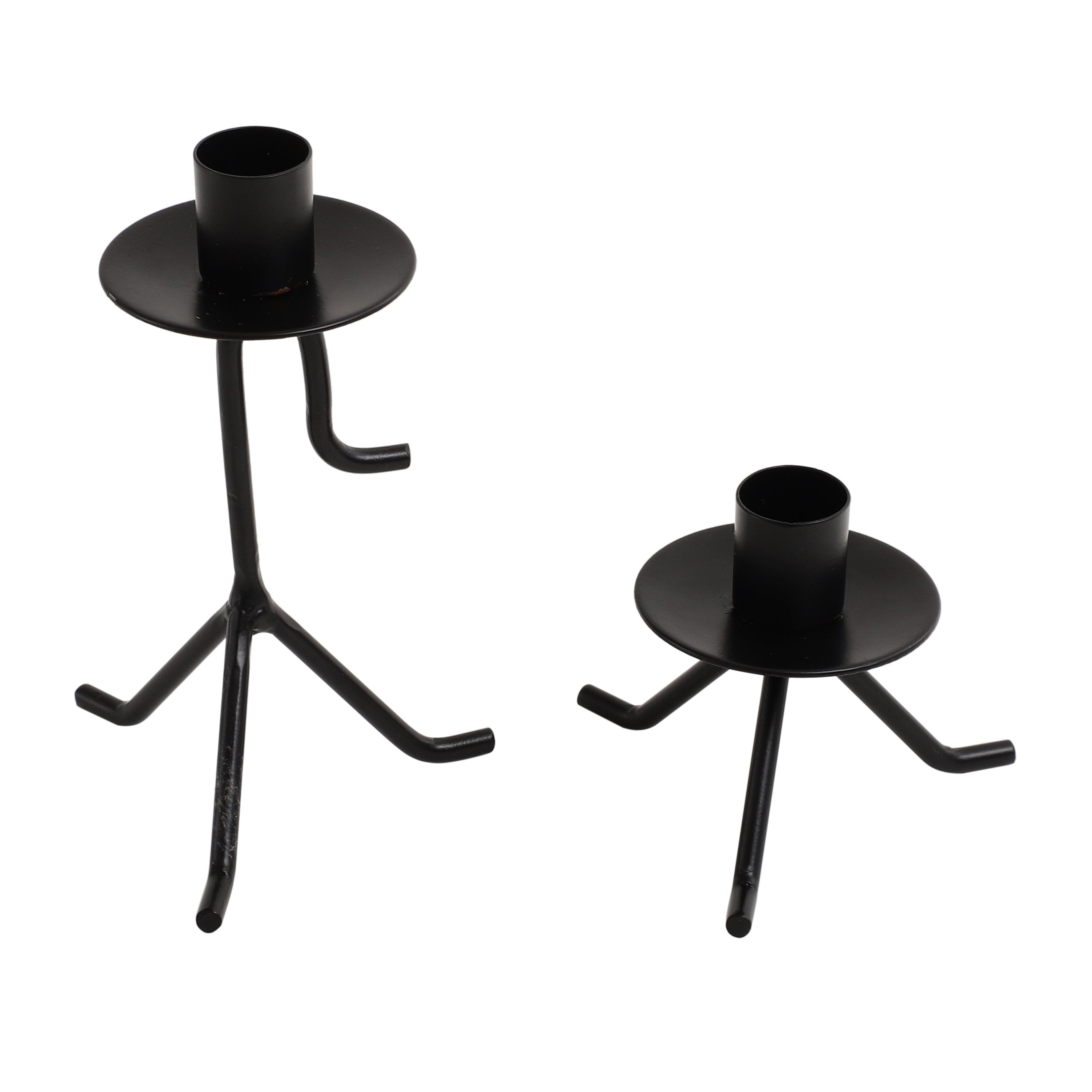 Marquesa Glow Candle Holders In Black