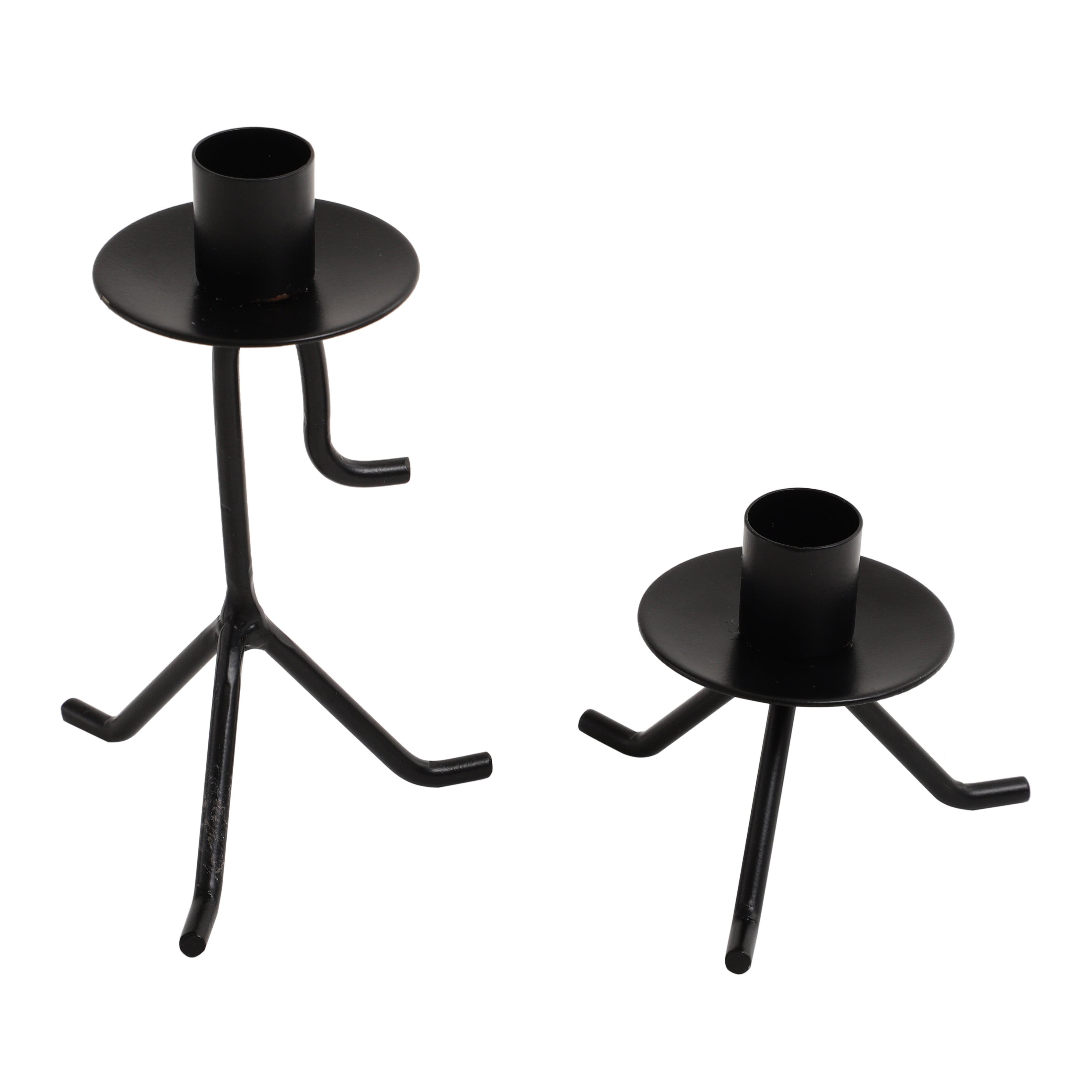 Marquesa Glow Candle Holders In Black