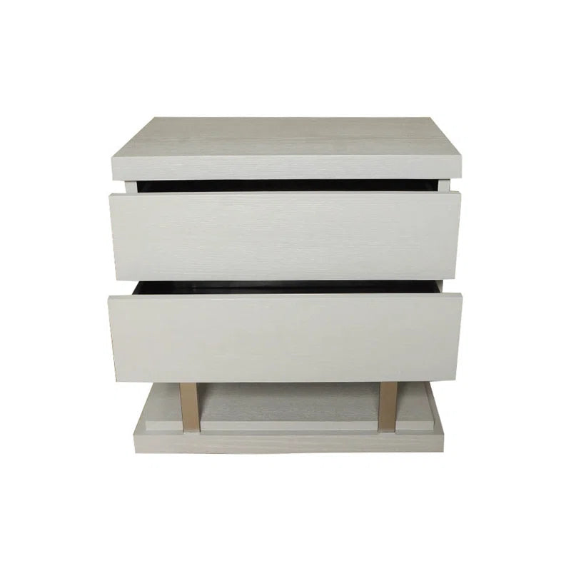 Shaun 2 Drawer Bedside Table