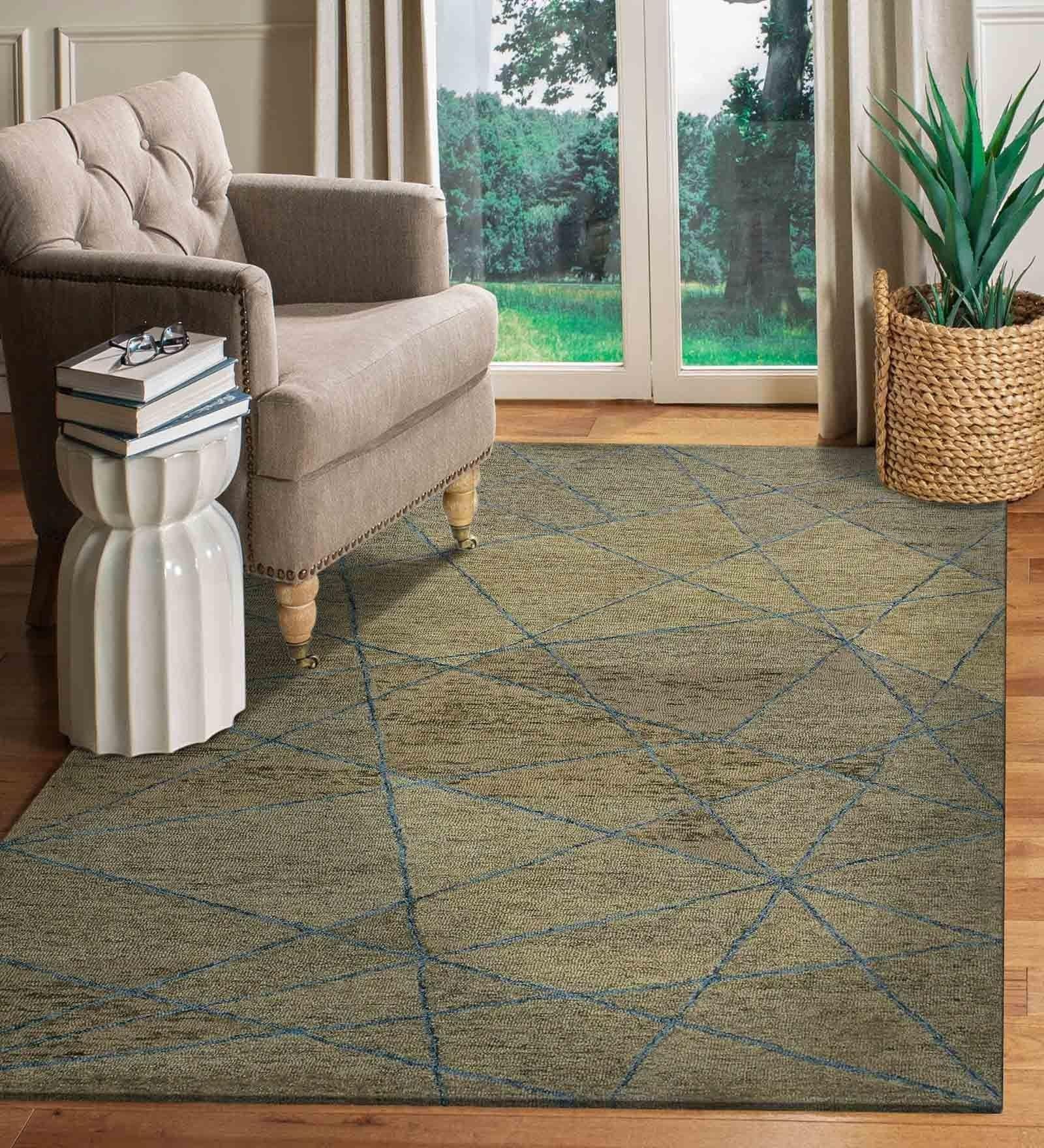 CEDAR Wool Asteria 4x6 Feet  Hand-Tufted Carpet - Rug