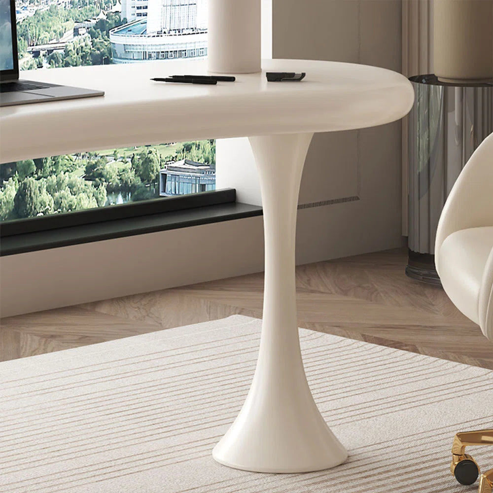 Premium Modern Study Desk with 3-Drawer Storage Cabinet | Eco-Friendly Lacquer Finish Office Table