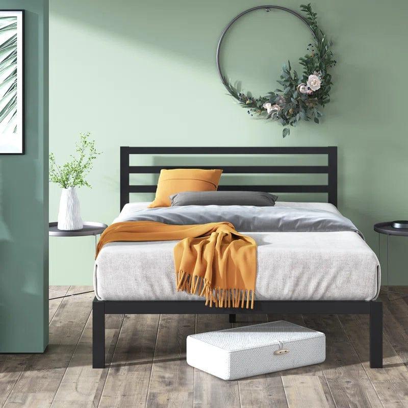 Wick Metal Bed Frame with Headboard