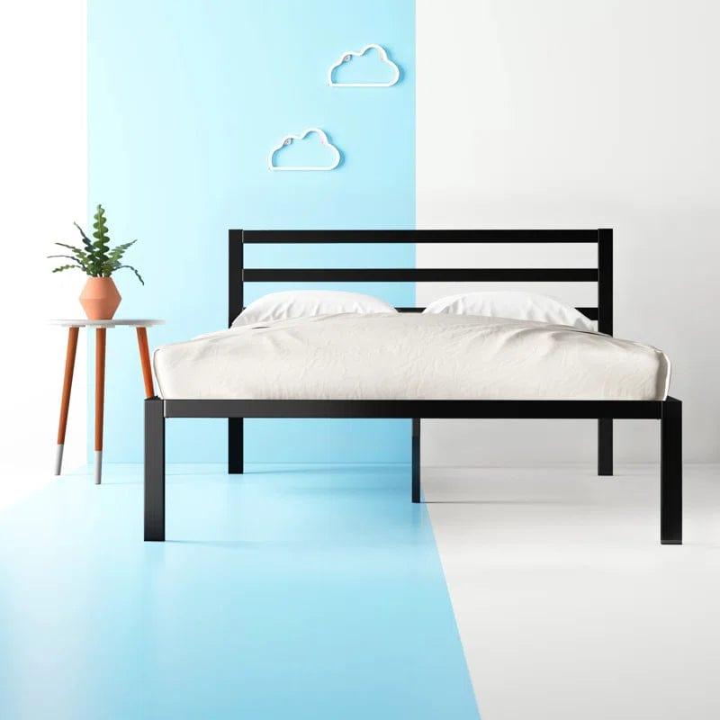 Wick Metal Bed Frame with Headboard - Ouch Cart 