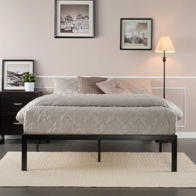 Wickford Minimalist Metal Bed Frame - Ouch Cart 